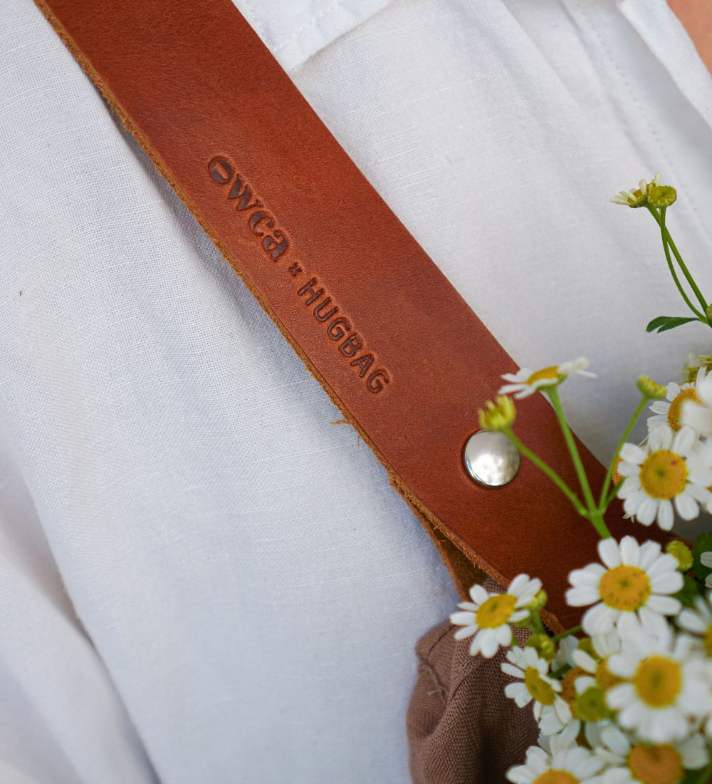 SWOJA Ulubiona torba z lnu, na ramię, na wszystko - piaskowa szarość