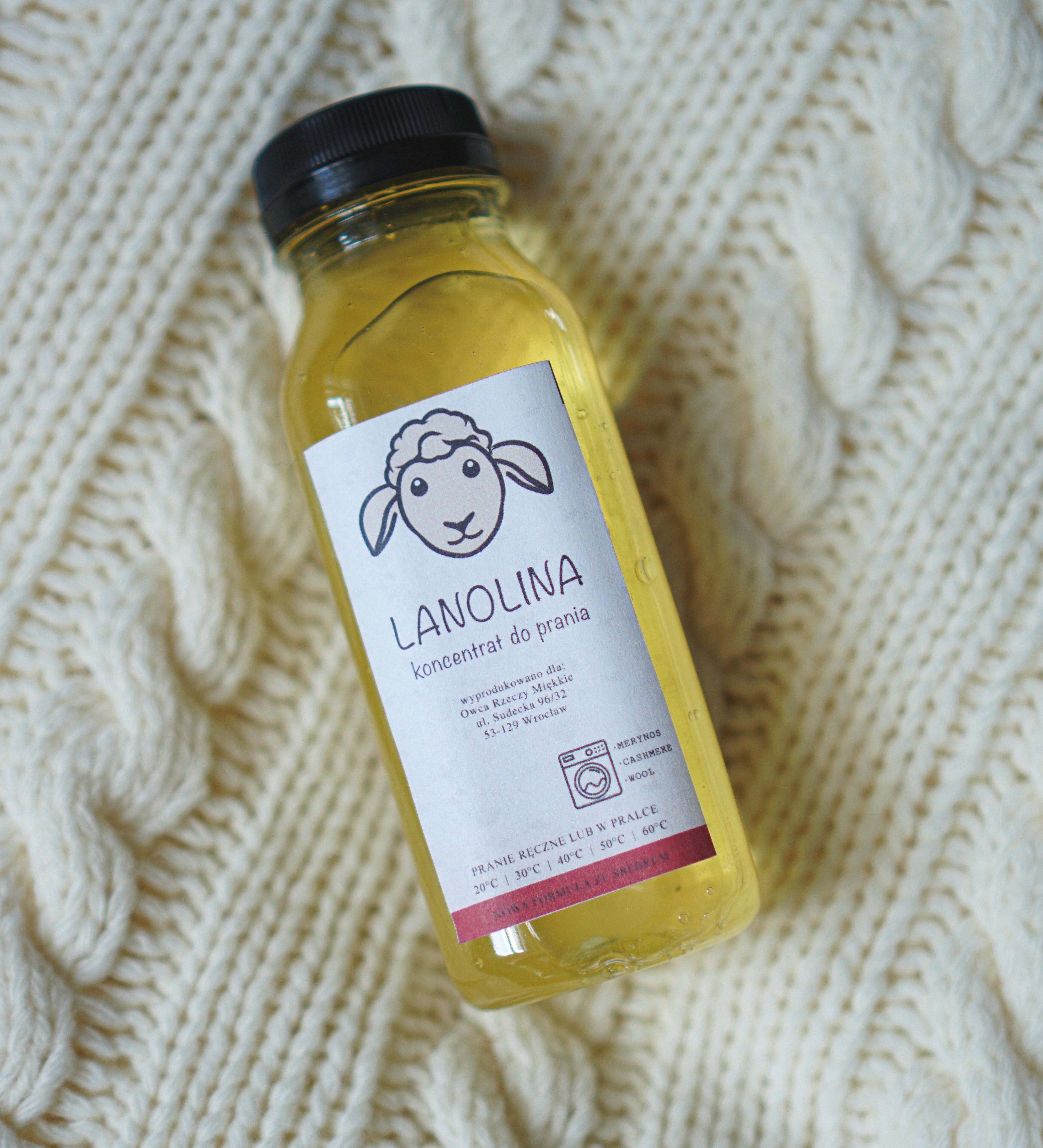 Płyn do prania wełny z lanoliną 250 ml