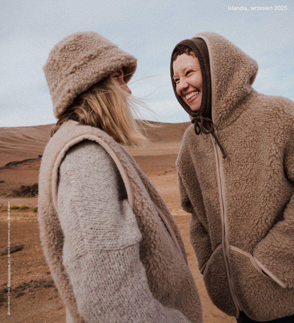 ULV Wełniana kamizelka merino - dębowa
