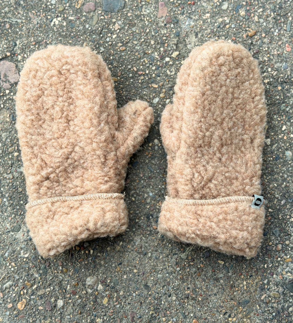 ALPEN Rękawiczki wełniane z merynosa - dębowe