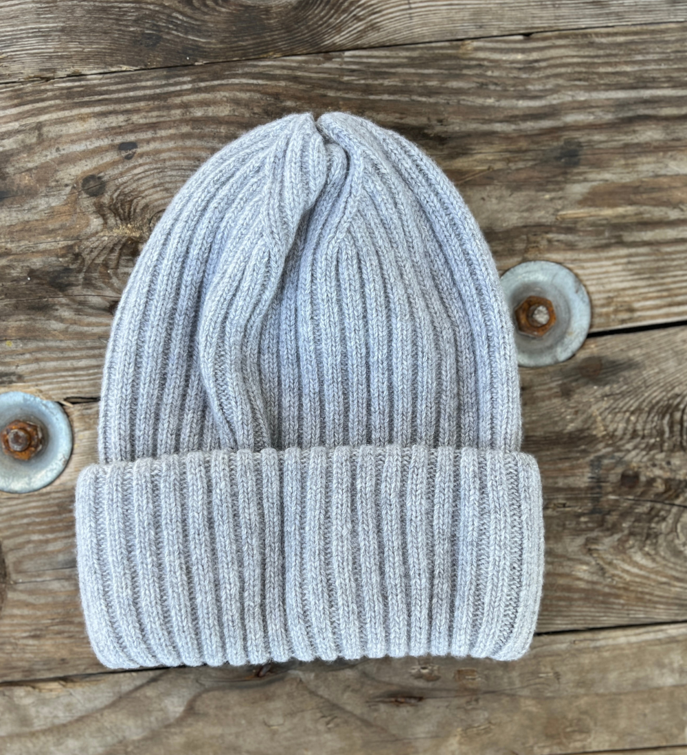 MAREN Czapka z wełny i kaszmiru - szary