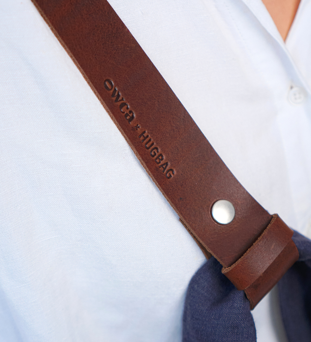 SWOJA Ulubiona torba z lnu, na ramię, na wszystko - nocny granat