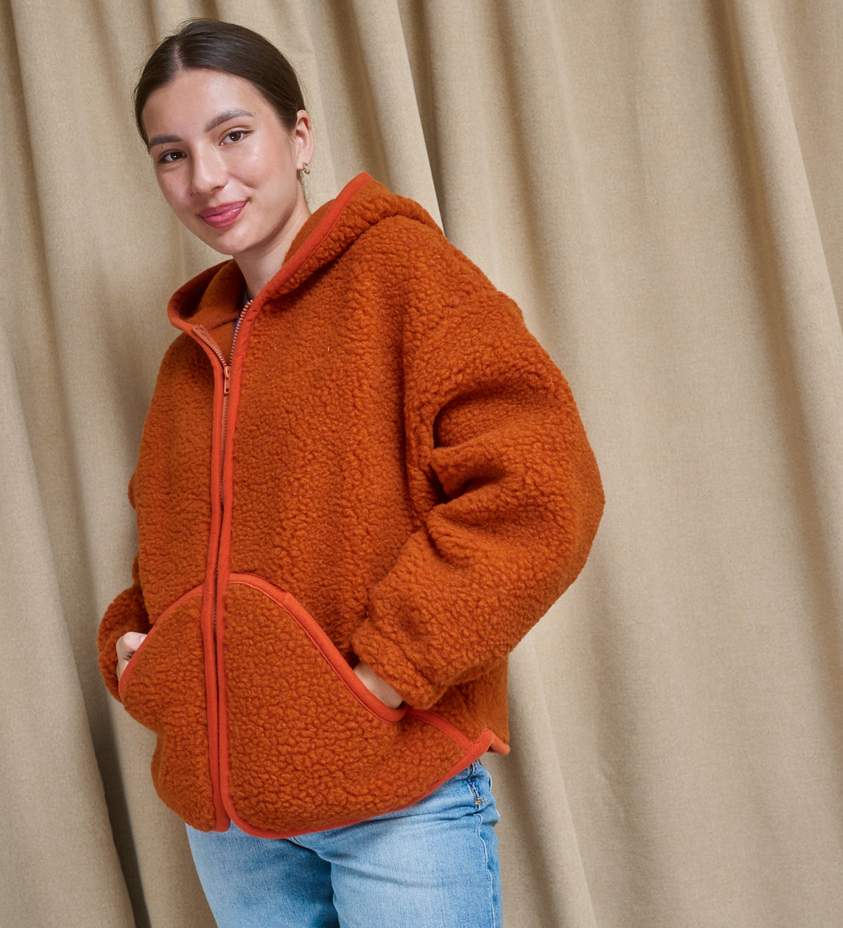 MIŚ 2.0 Wolljacke Kapuzenpullover - Schokolade