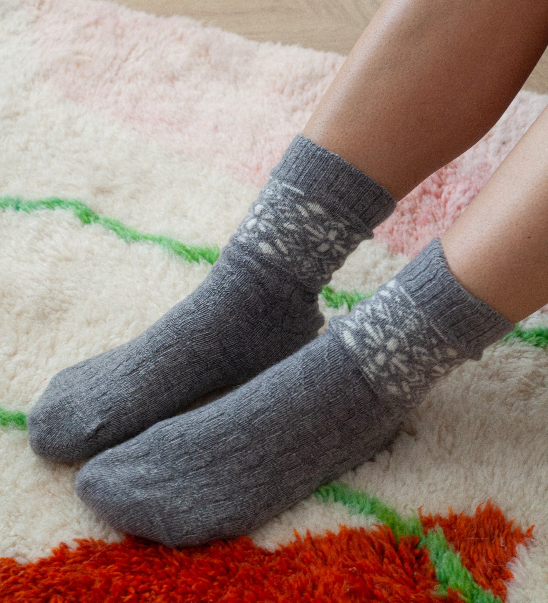 ARNE Sommersocken aus Merinowolle – Hellblau