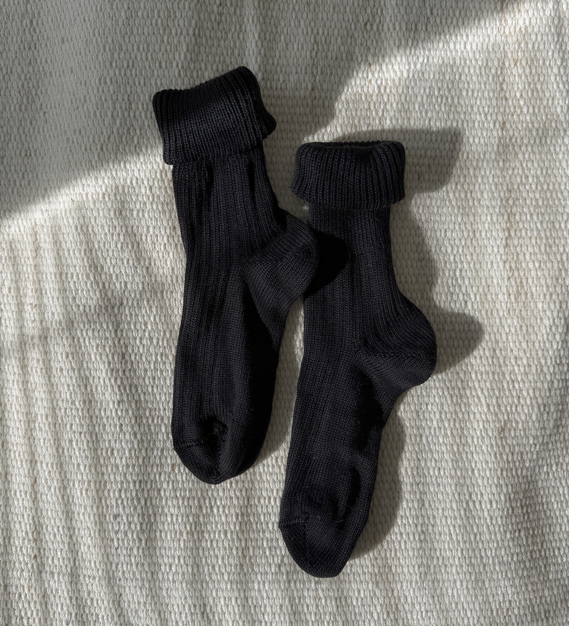 ERIK Merino wool comfort socks - black