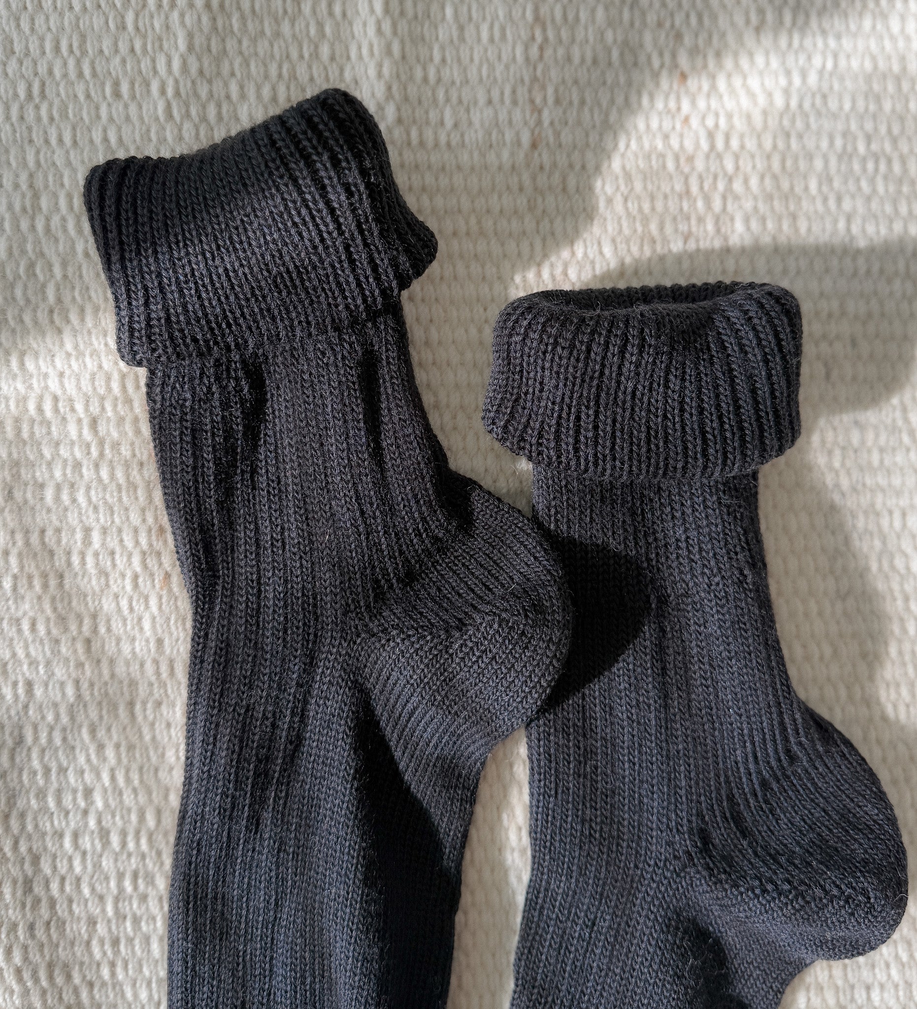 ERIK Merino wool comfort socks - black