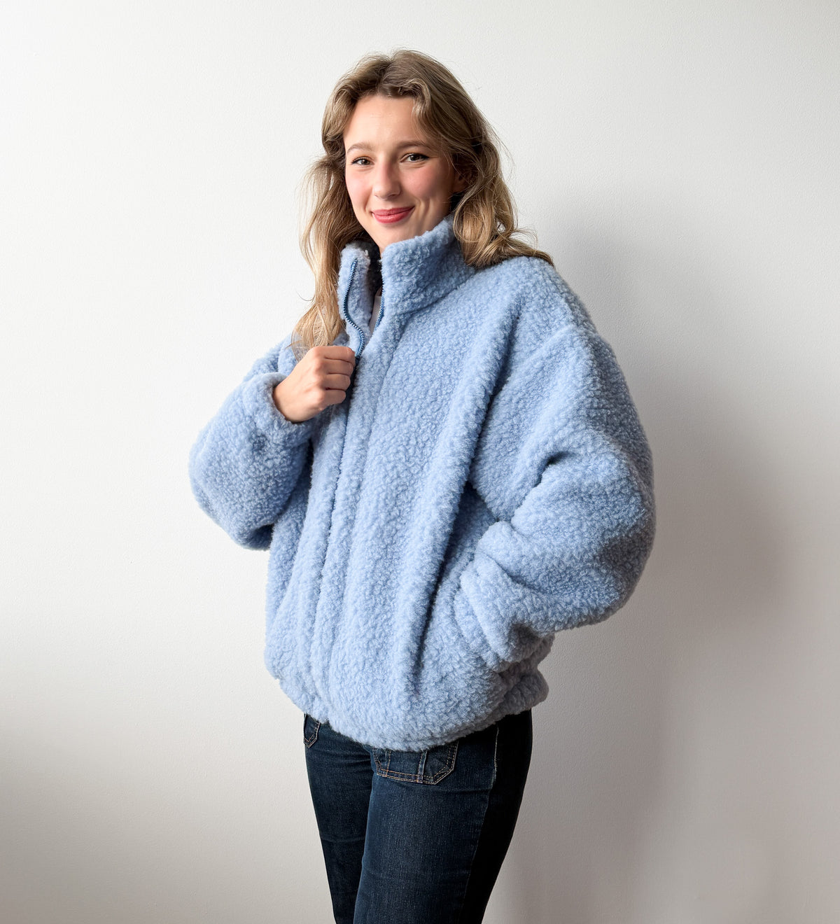 KORA Bomberjacke aus Merinowolle - butterfarben