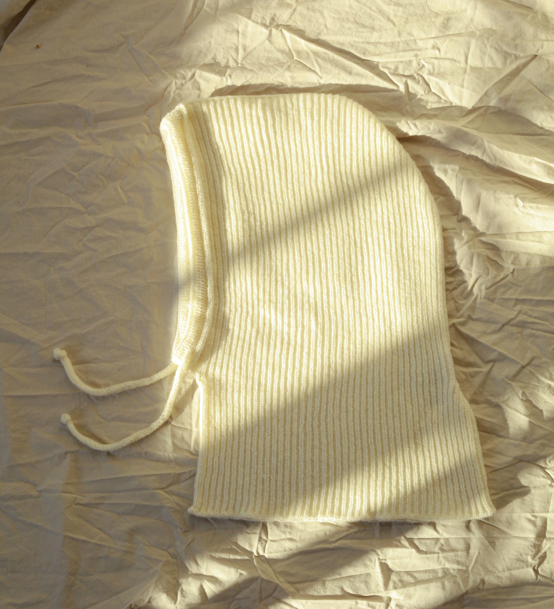 LIDIA Kominiarka z merynosa - ecru