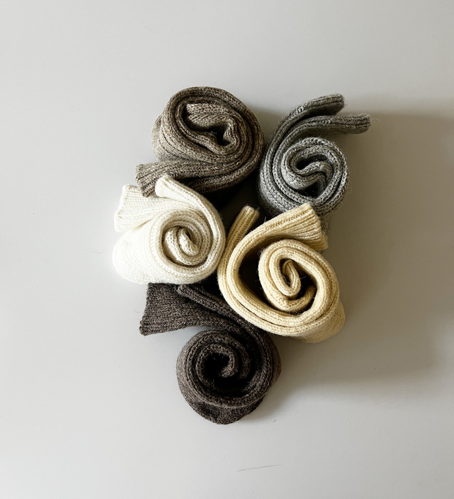 Skarpety wełniane z wełny alpaki i owczej