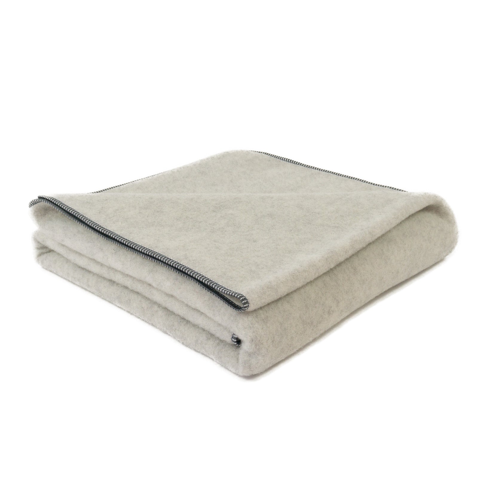 IRIS Koc z merynosa z wełną alpaki - szary