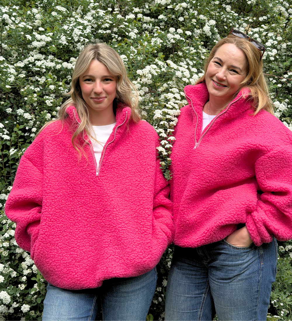 MYRRA mother & daughter Merino wool sherpa fleece
