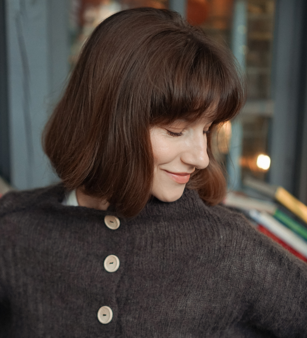 ISOLDE Lekki sweterek z wełny alpaki