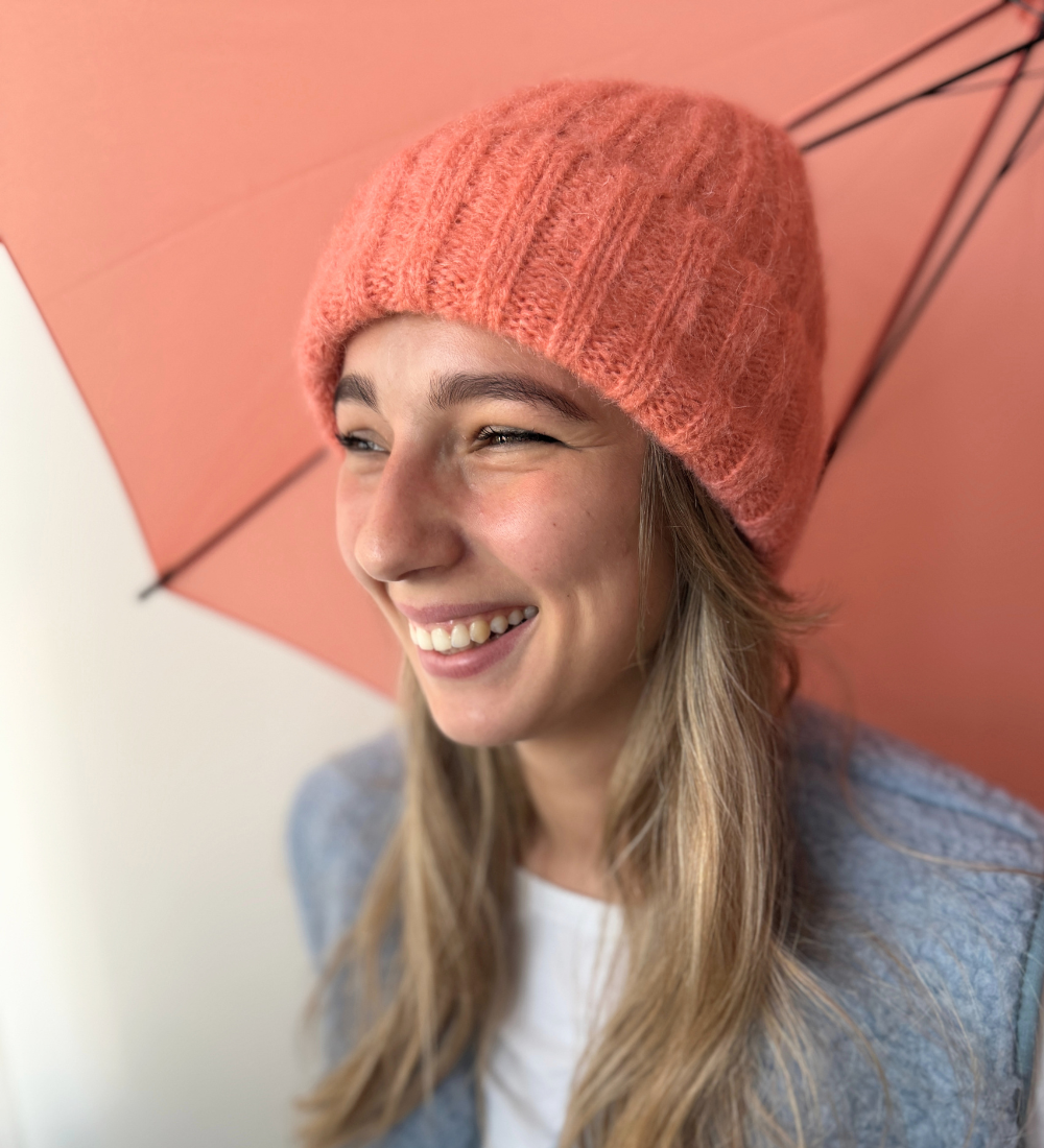 SNUGG Mütze mit Alpaka-Wolle - Beige