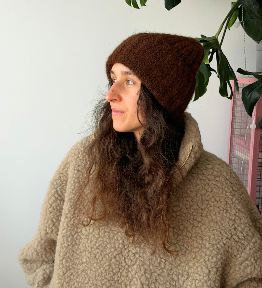 SNUGG Alpaca Wool Beanie - oat