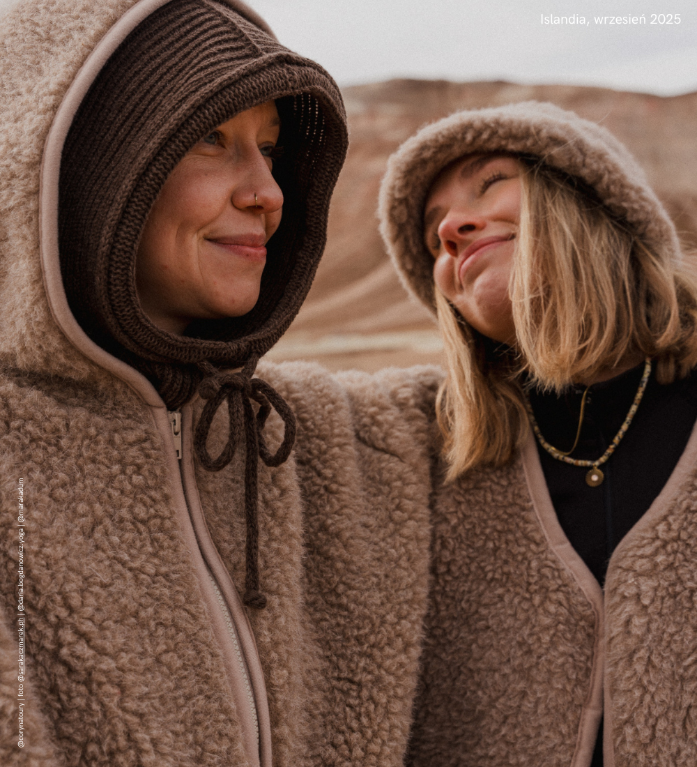 BERGEN Bucket hat z wełny merynosa - dębowy