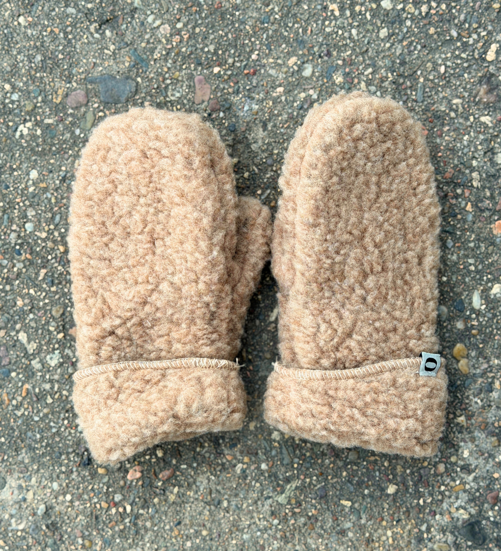 ALPEN Rękawiczki wełniane z merynosa - dębowe