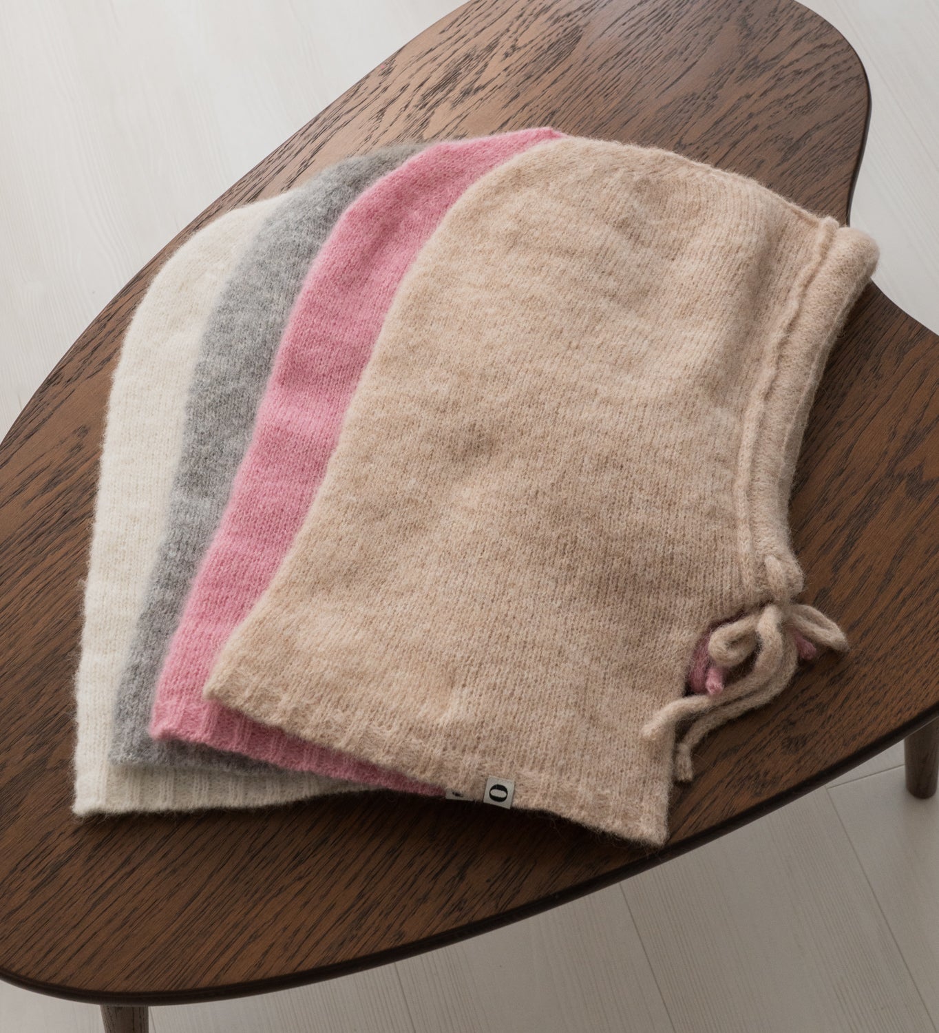 ARIA Alpaca wool neck warmer - ecru