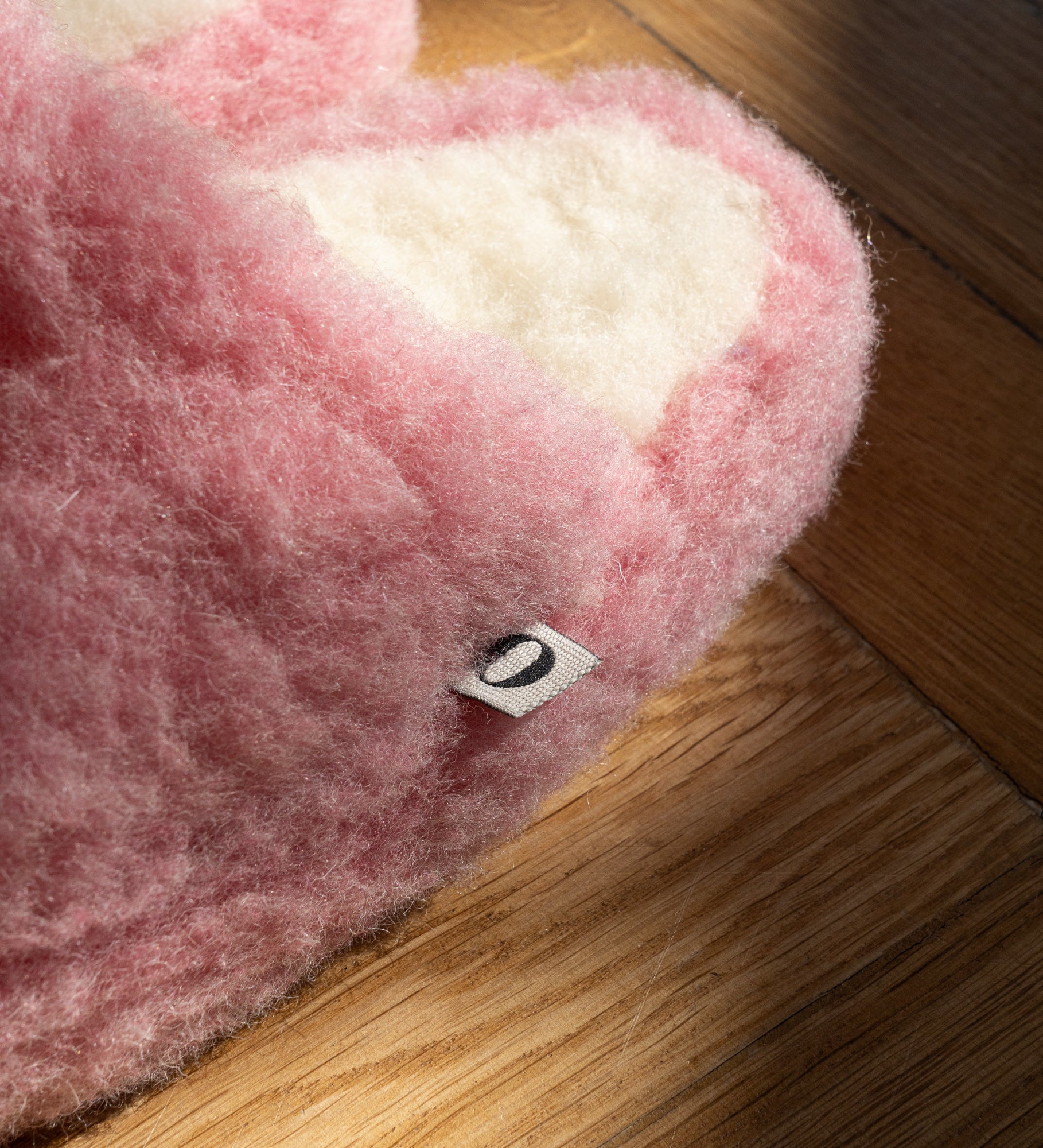 MILA wool slippers wsuwane - rose