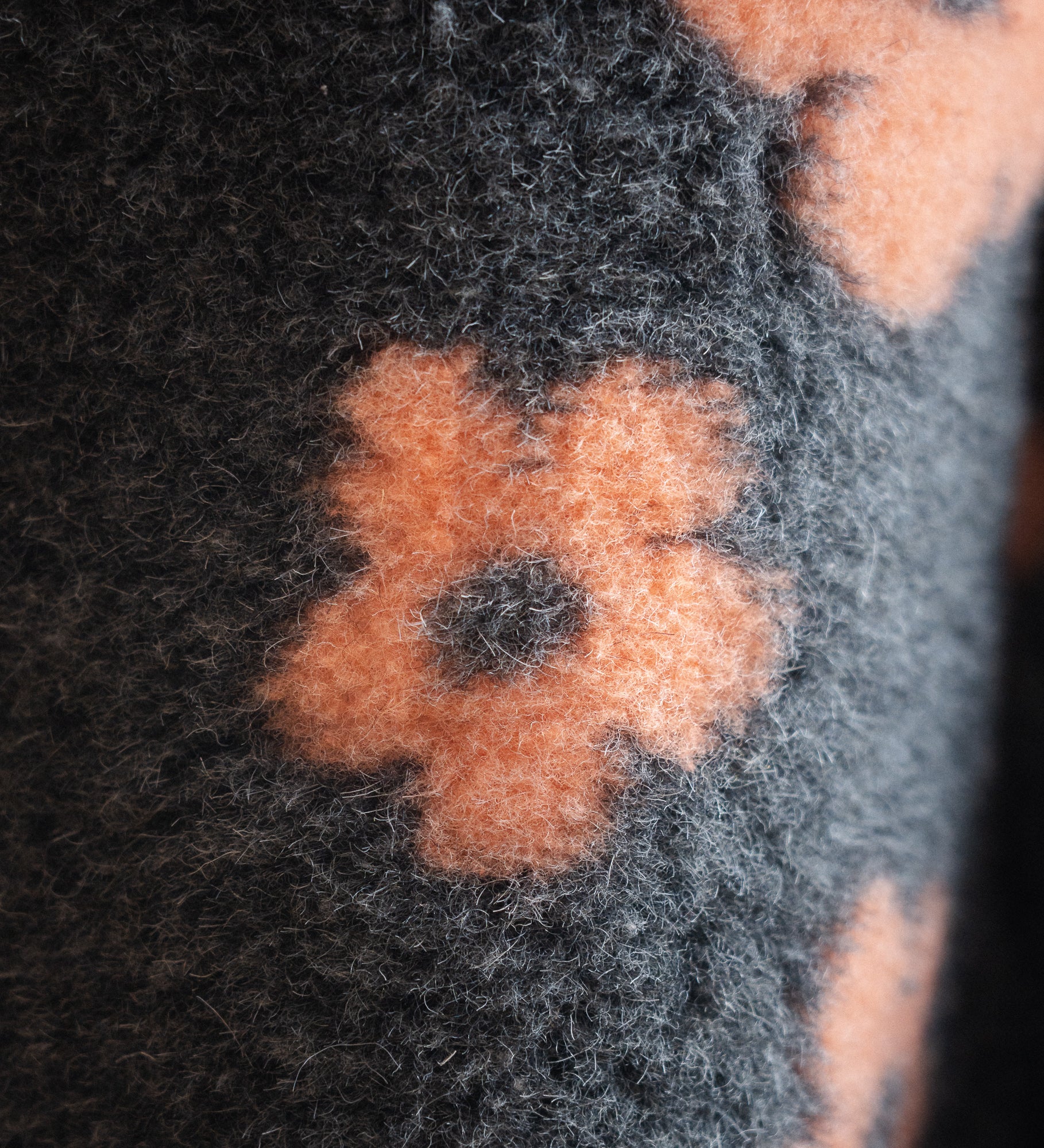 ULV Wełniana kamizelka merino - kwiatowa