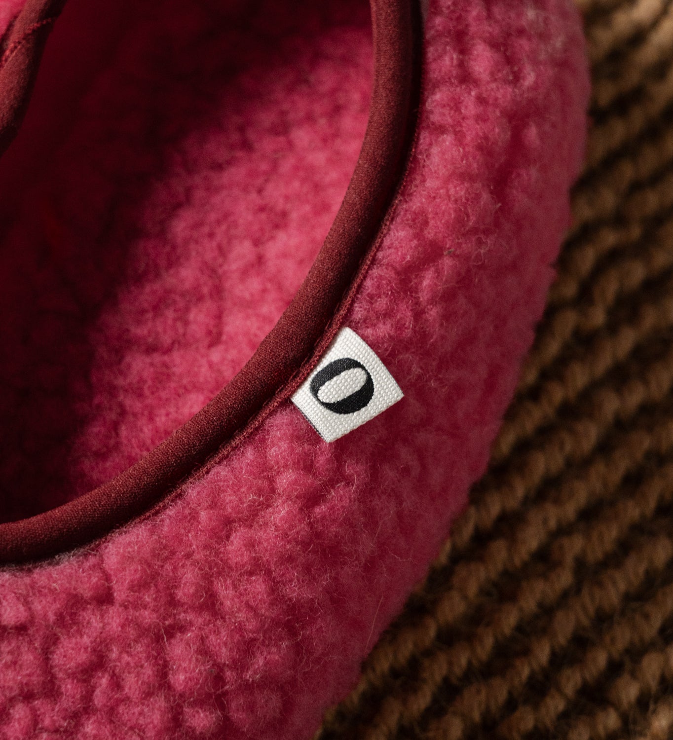 MONA wool ballerina flats - power pink