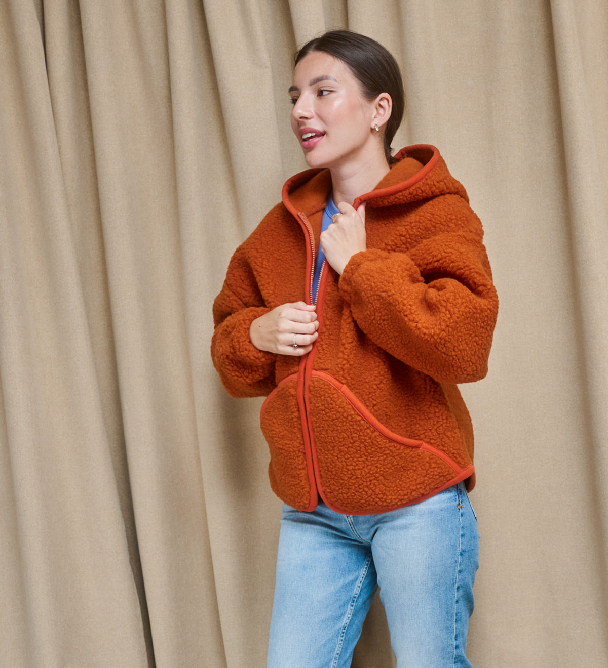 MIŚ 2.0 Wolljacke Kapuzenpullover - Schokolade