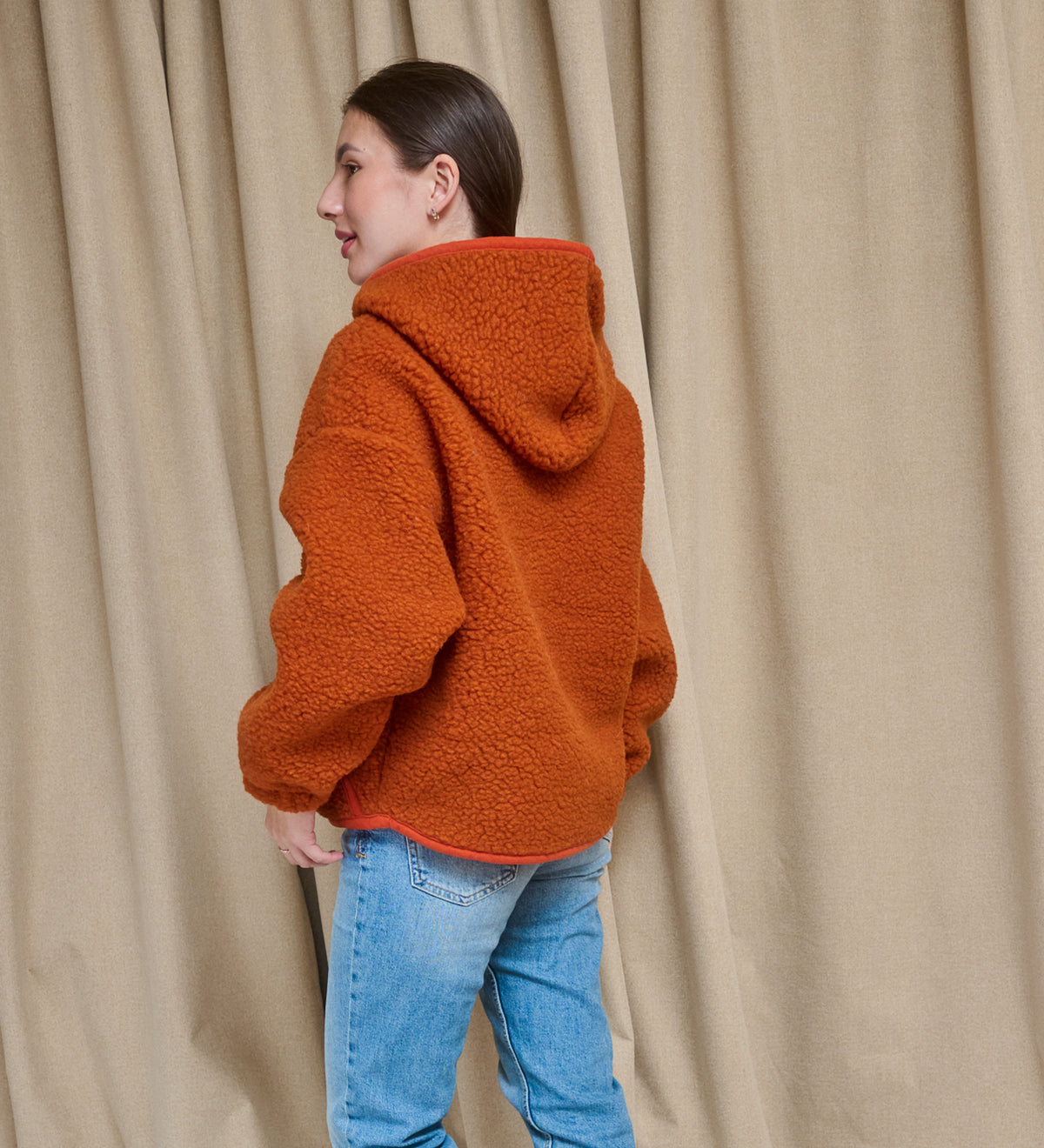 MIŚ 2.0 Wolljacke Kapuzenpullover - Schokolade