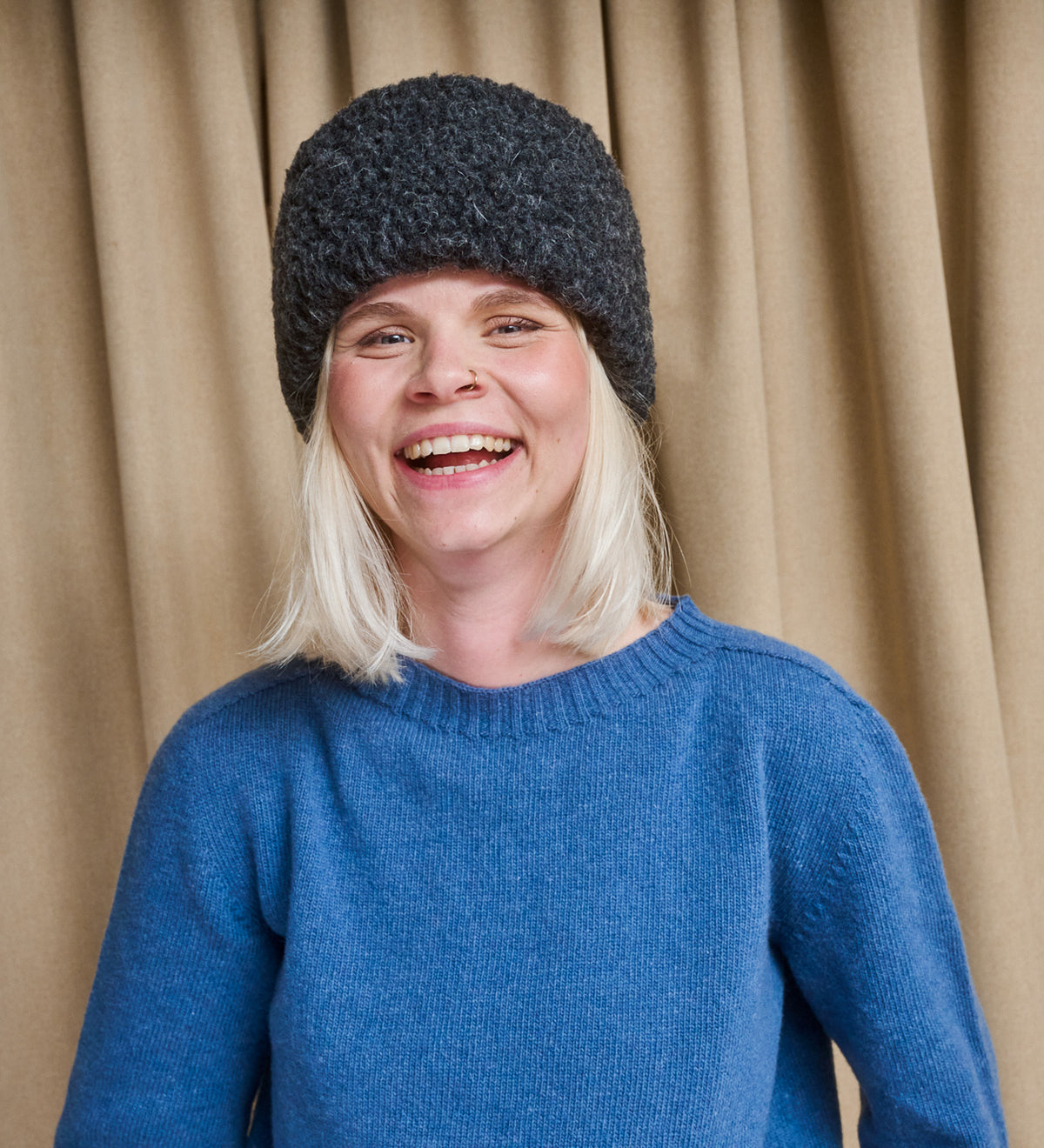 DAGGRY merino wool headband - black