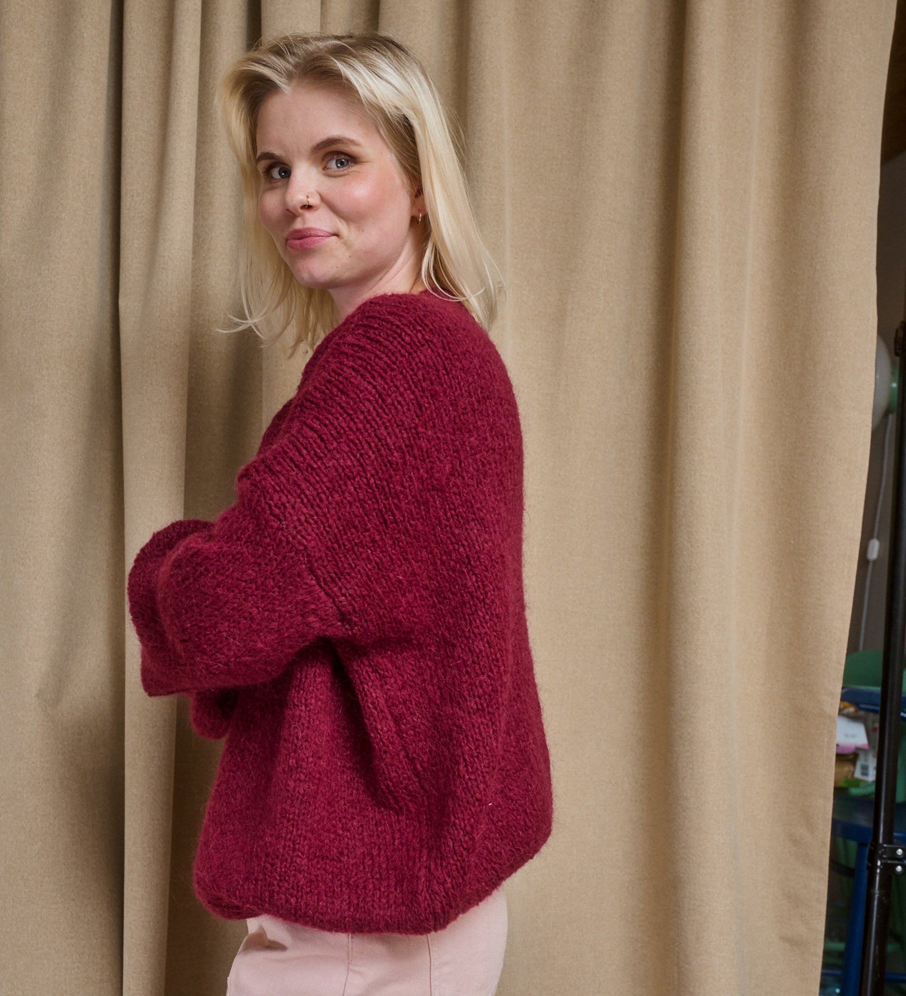 ASTRID So ein Pullover, den man einfach gerne hat - bordeaux