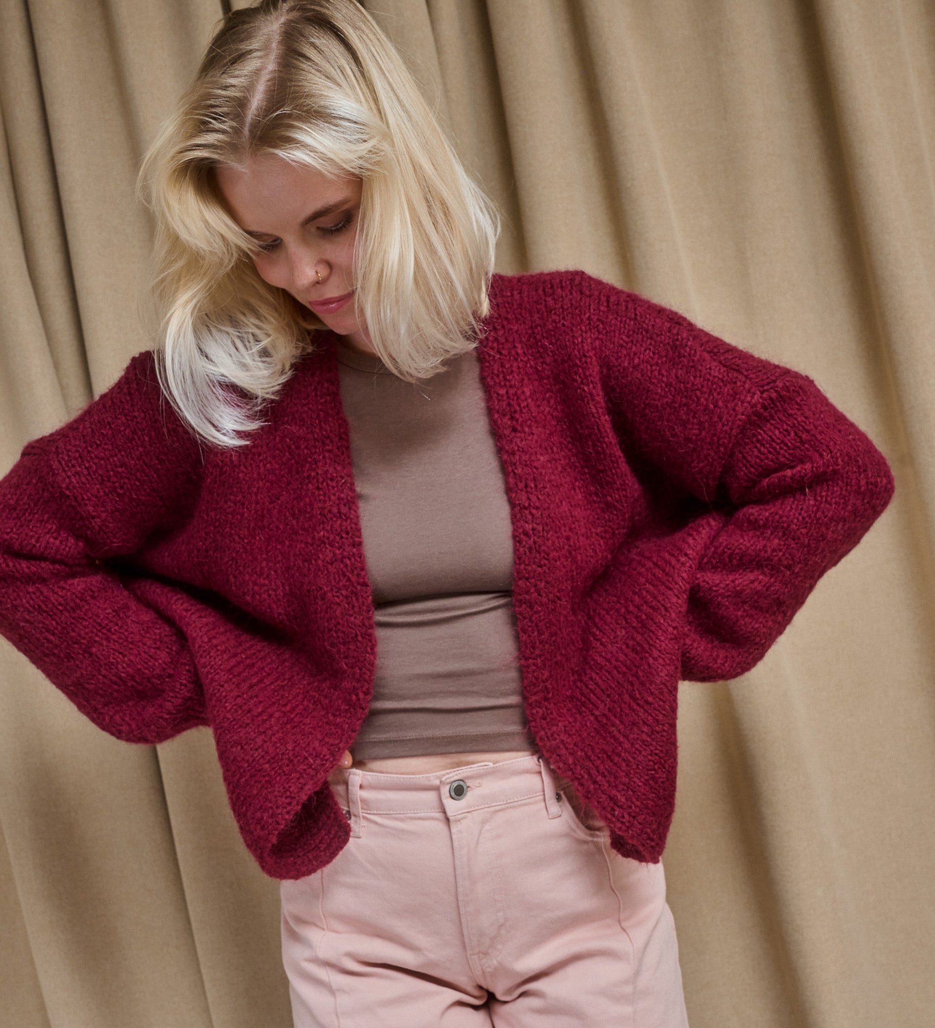 ASTRID So ein Pullover, den man einfach gerne hat - bordeaux