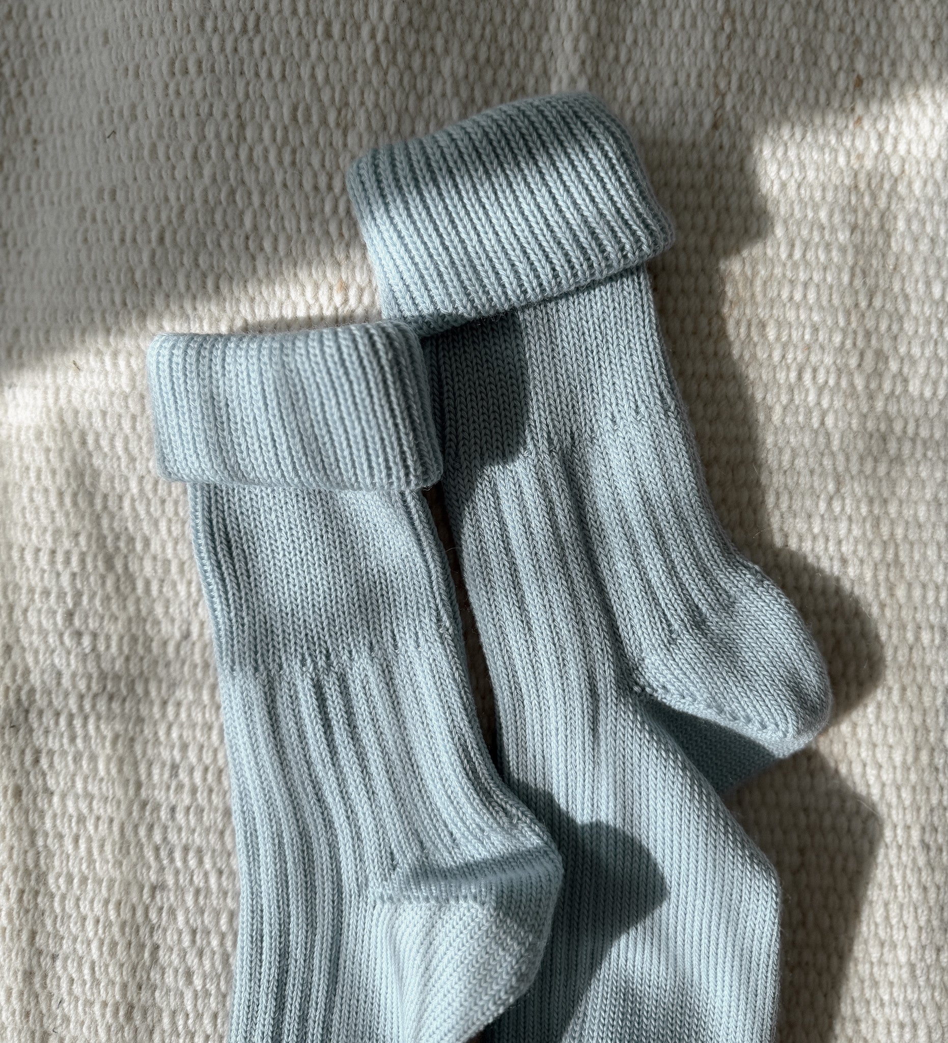 ERIK Merino wool comfort socks - sky blue