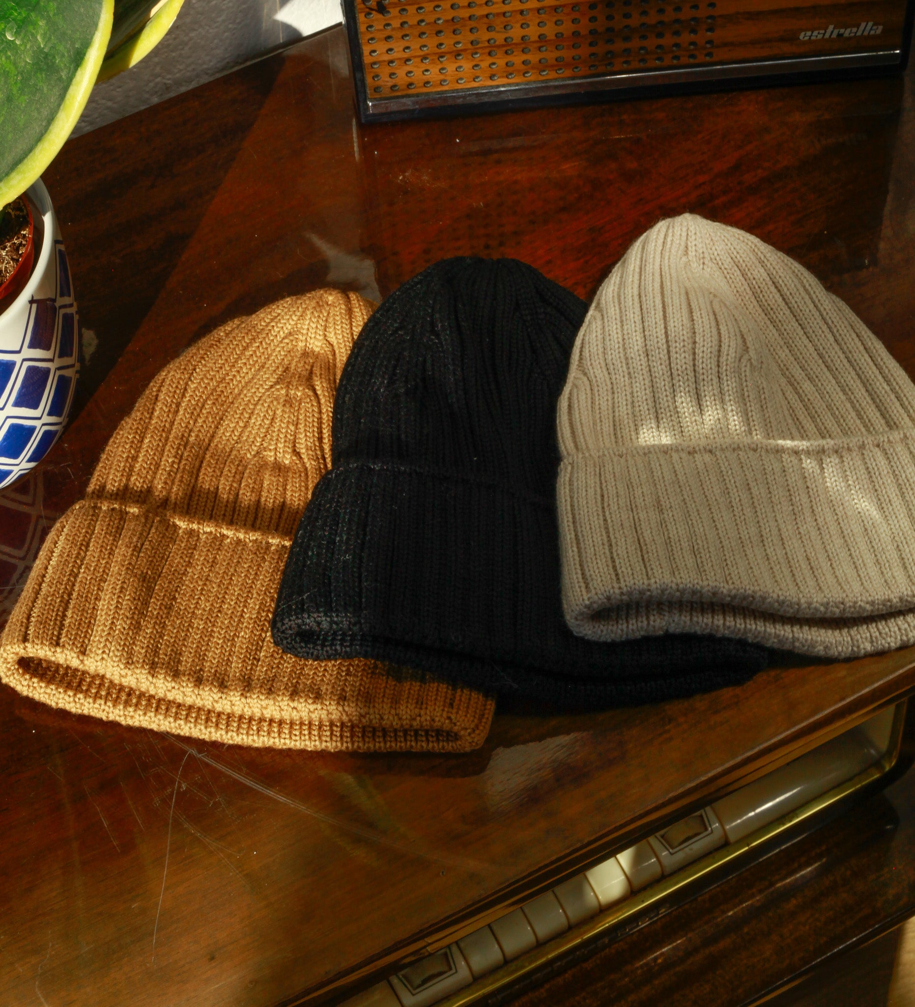 Beanie z wełny merino