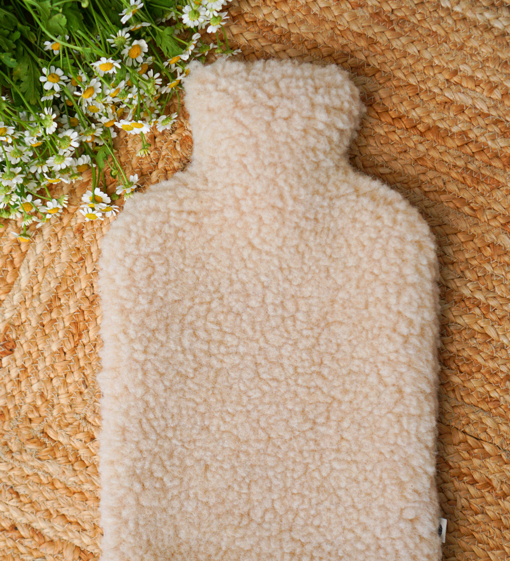 Beżowy termofor merino